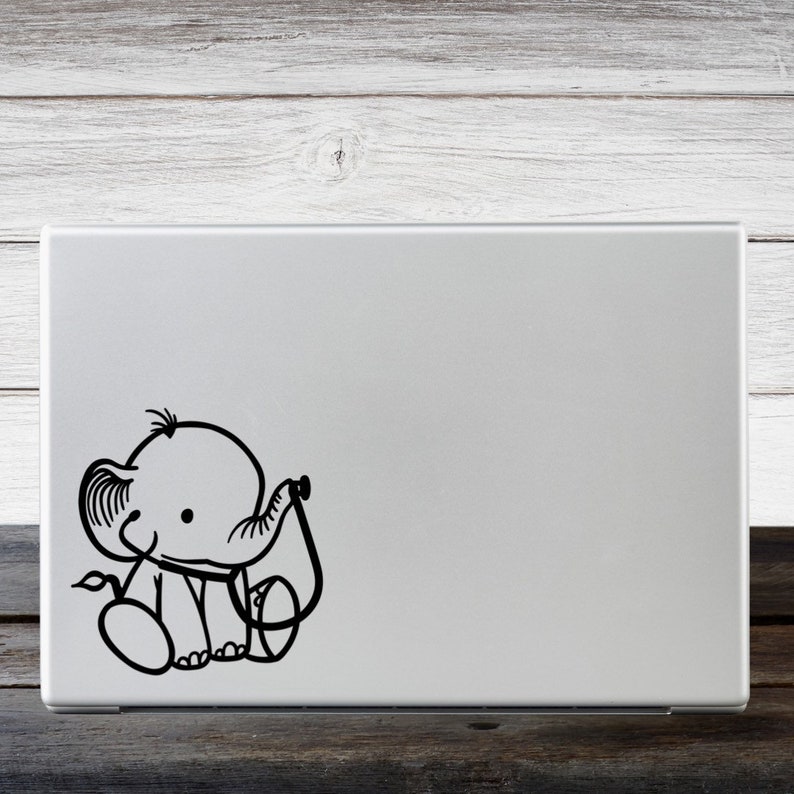 Elephant With Stethoscope Vinyl Decal Nurse Doctor Laptop Etsy