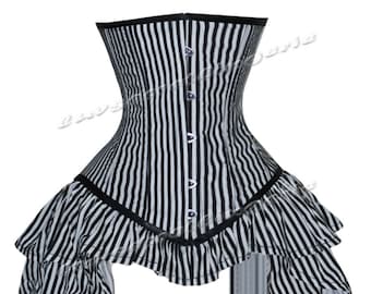 luvsecretlingerie Heavy Duty 26 Double Steel Boned Waist Training Underbust Tight Shaper Corset #8026