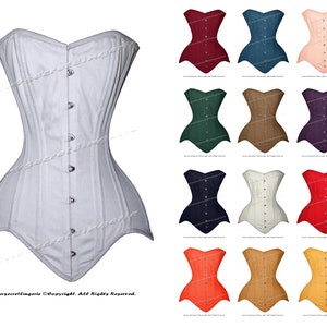 Espartilho exclusivo de algodão vintage overbust da Corsettery Western –  Corsettery Authentic Corsets USA