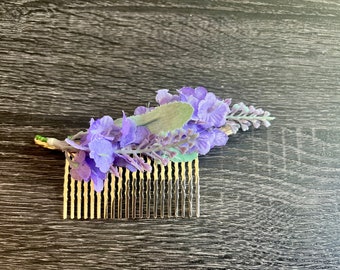 Lavender Hair Comb