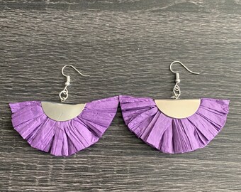 Lavender Fanfare Earrings