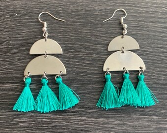 Green Swayer Earrings