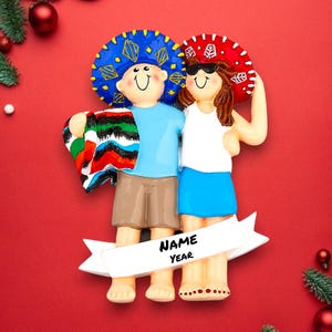 Personalized Love in Mexico Christmas Ornament Noel Box