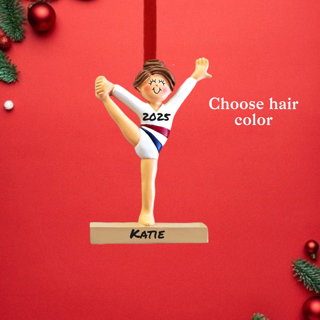 Gymnast Girl Ornament, Gymnastics Ornament, Gymnastics Gifts for Her