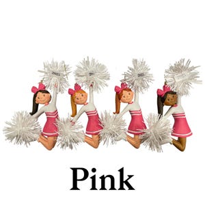 Personalized Cheerleader Ornament: Custom Uniform & Pom Poms image 13