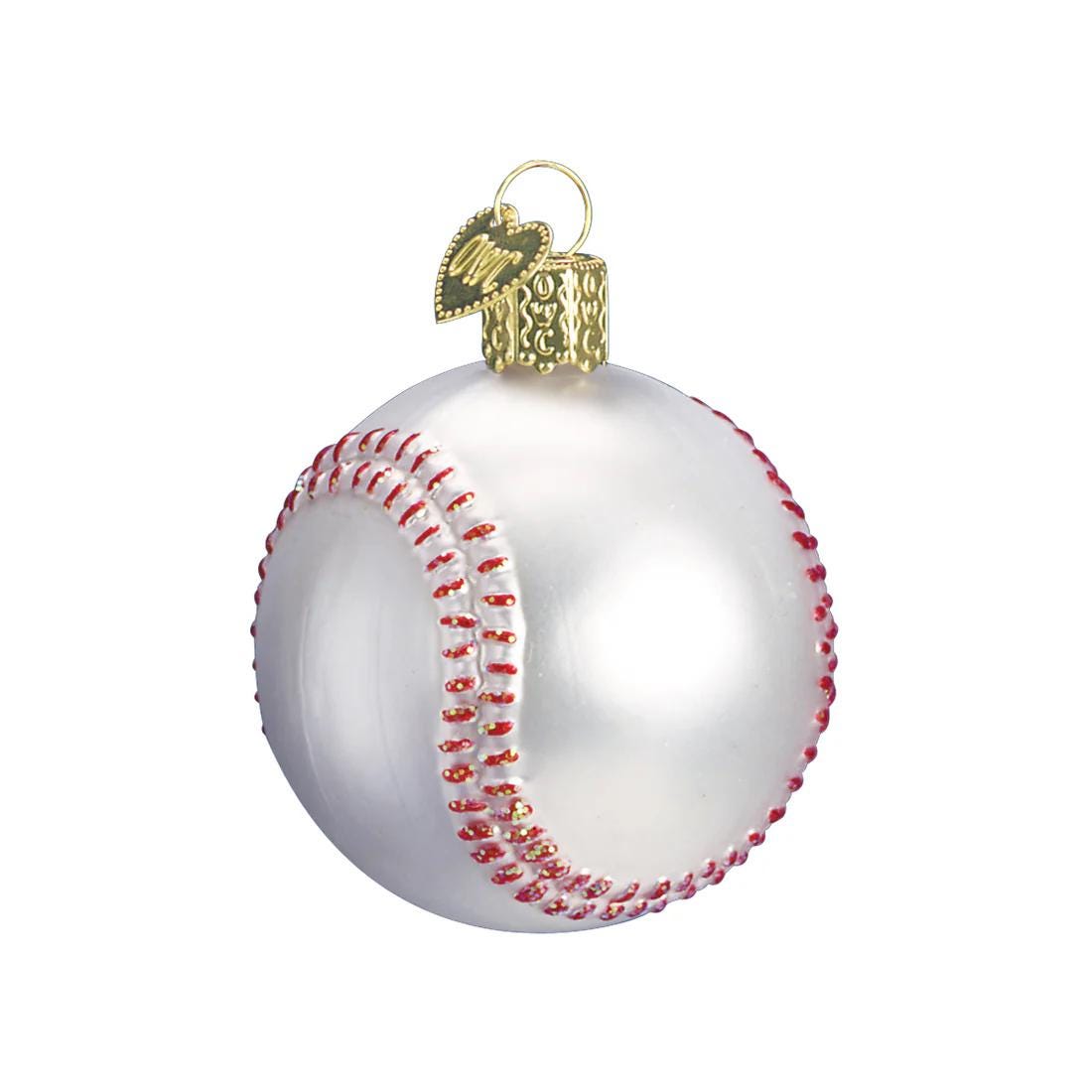Personalized Baseball Ornament – Glass Sports Christmas Keepsake 2024