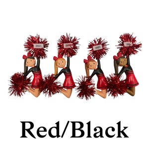 Personalized Cheerleader Ornament: Custom Uniform & Pom Poms image 19