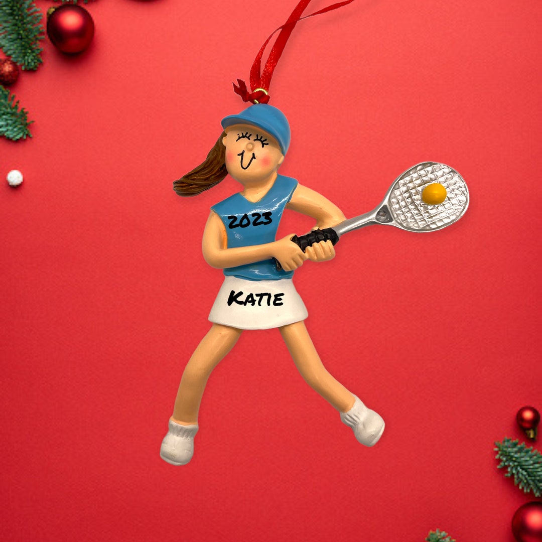 Tennis Christmas Ornament, Tennis Ornament, Christmas Ornament, Tennis