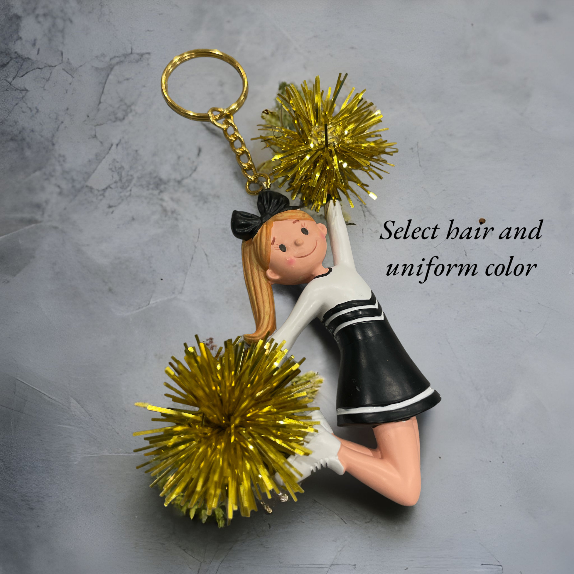 TheNoelbox Cheerleader Keychain