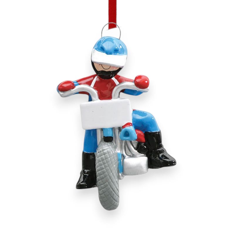 Personalized Dirt Bike Christmas Ornament Custom Keepsake for Motocross
