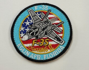 F-35 Eglin AFB 13 Style Velcro Patches - Etsy