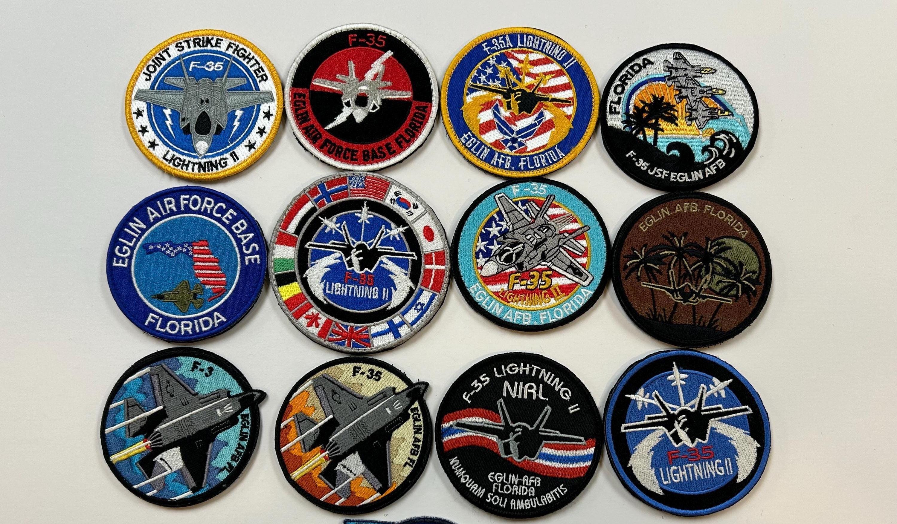 F-35 Eglin AFB 13 Style Velcro Patches - Etsy