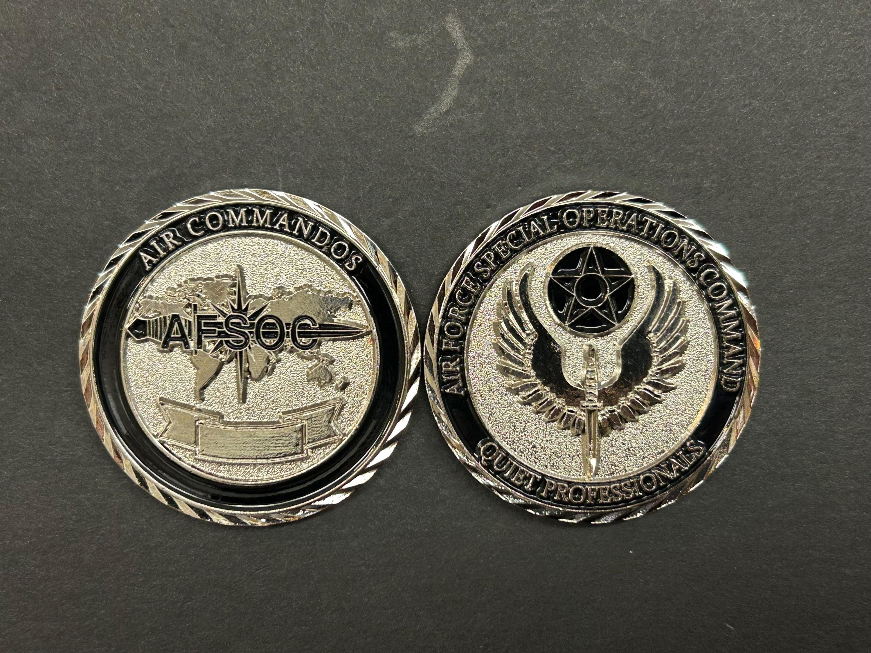 AFSOC Air Force Special Operations Command Coin (1.75 Inch) - Etsy