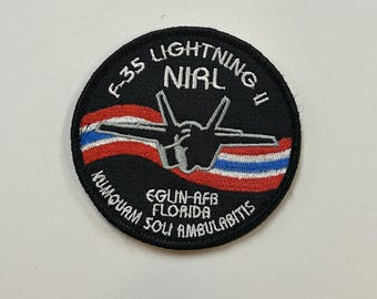 F-35 Eglin AFB 13 Style Velcro Patches - Etsy