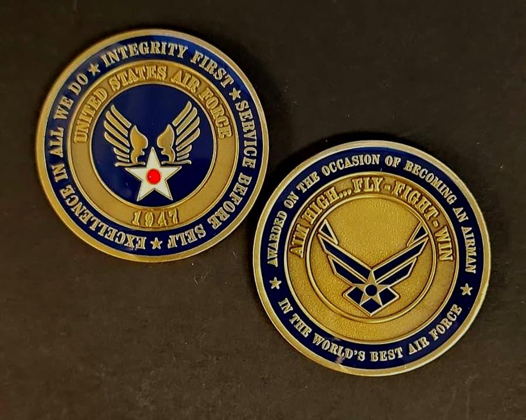 Basic Training Coin AIR FORCE - Etsy