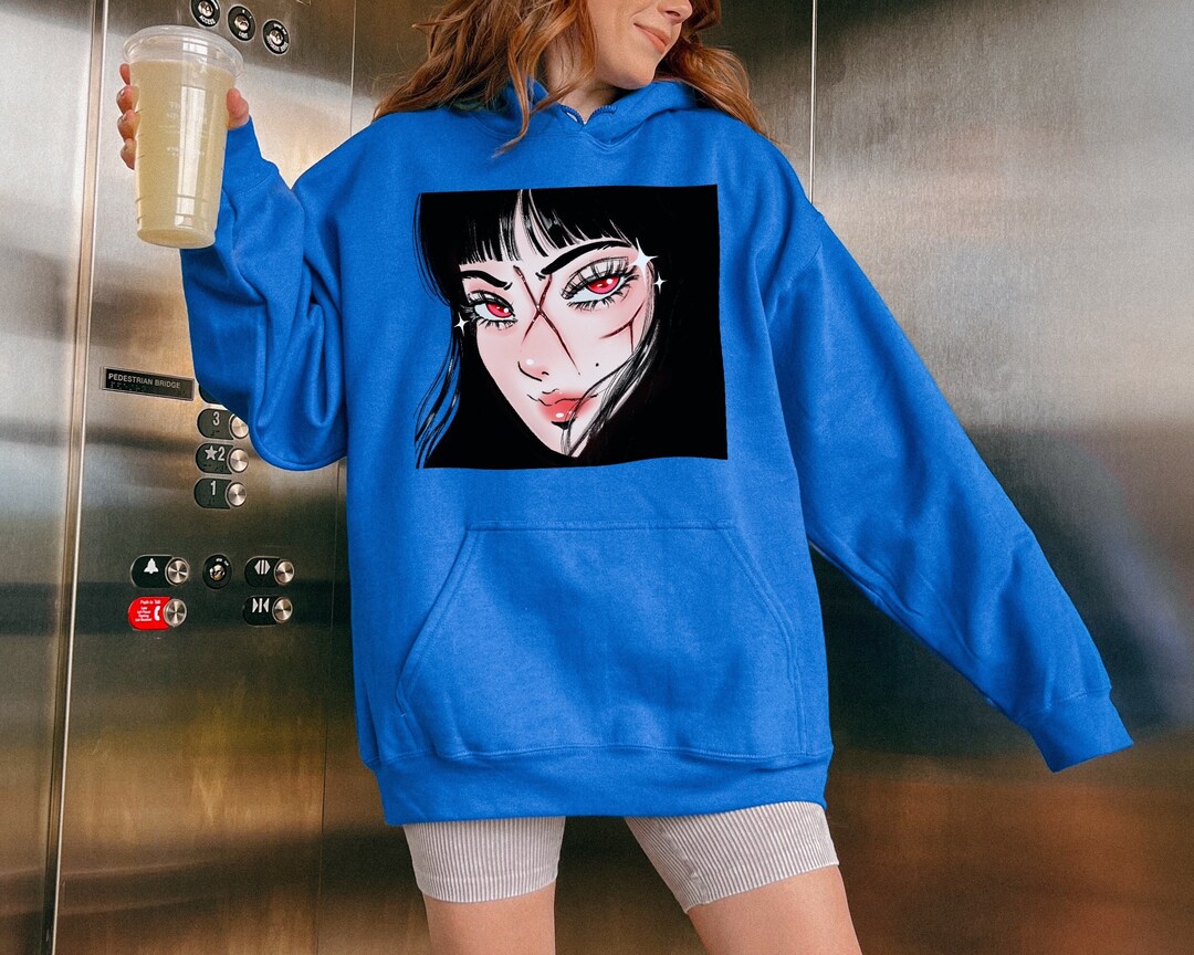 Dark Surprise Anime Girl Hoodie