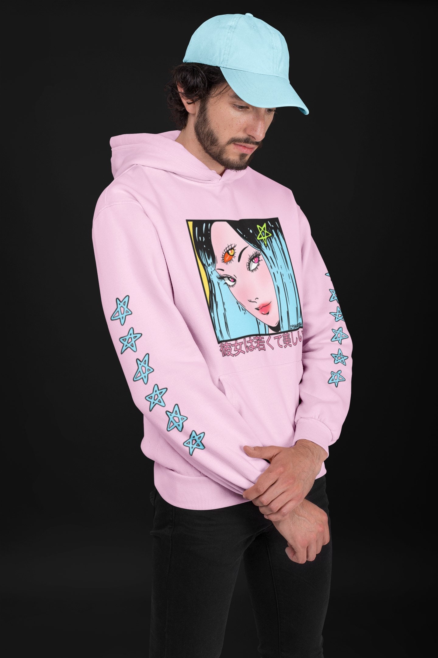 Unisex Creepy Anime Girl Hoodiemanga Hoodieanime Girl Etsy