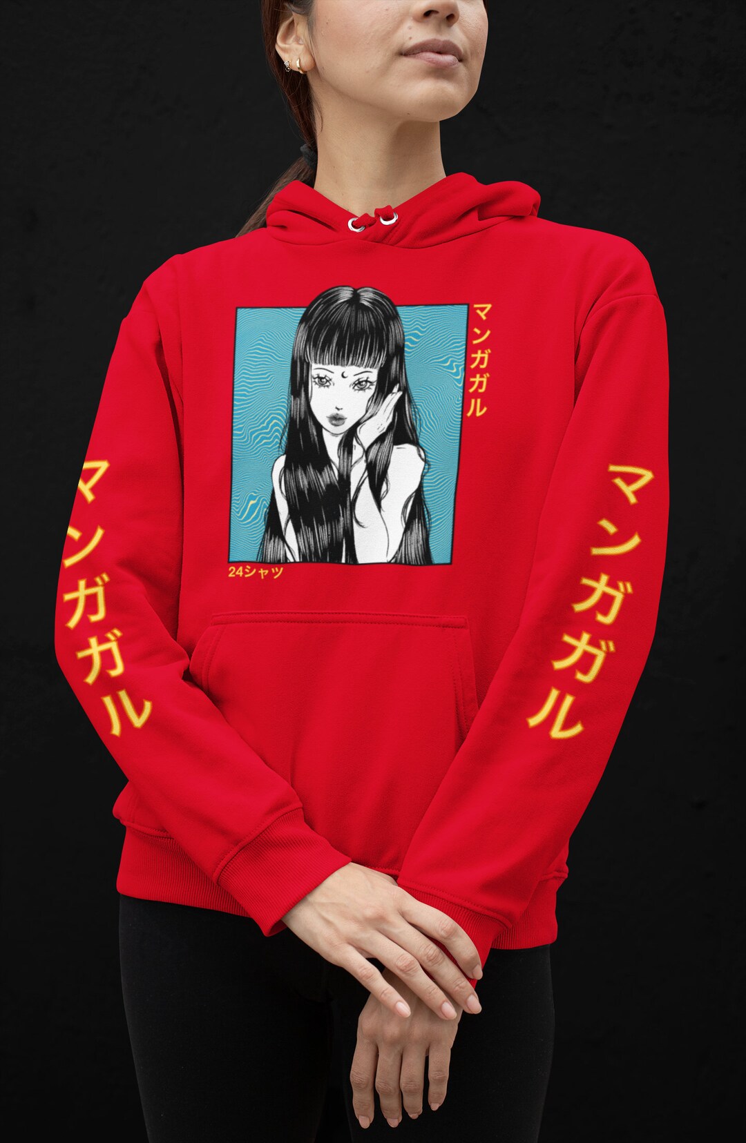 Unisex Manga Girl Hoodieanime Girl Hoodiemanga Hoodiemanga Girl