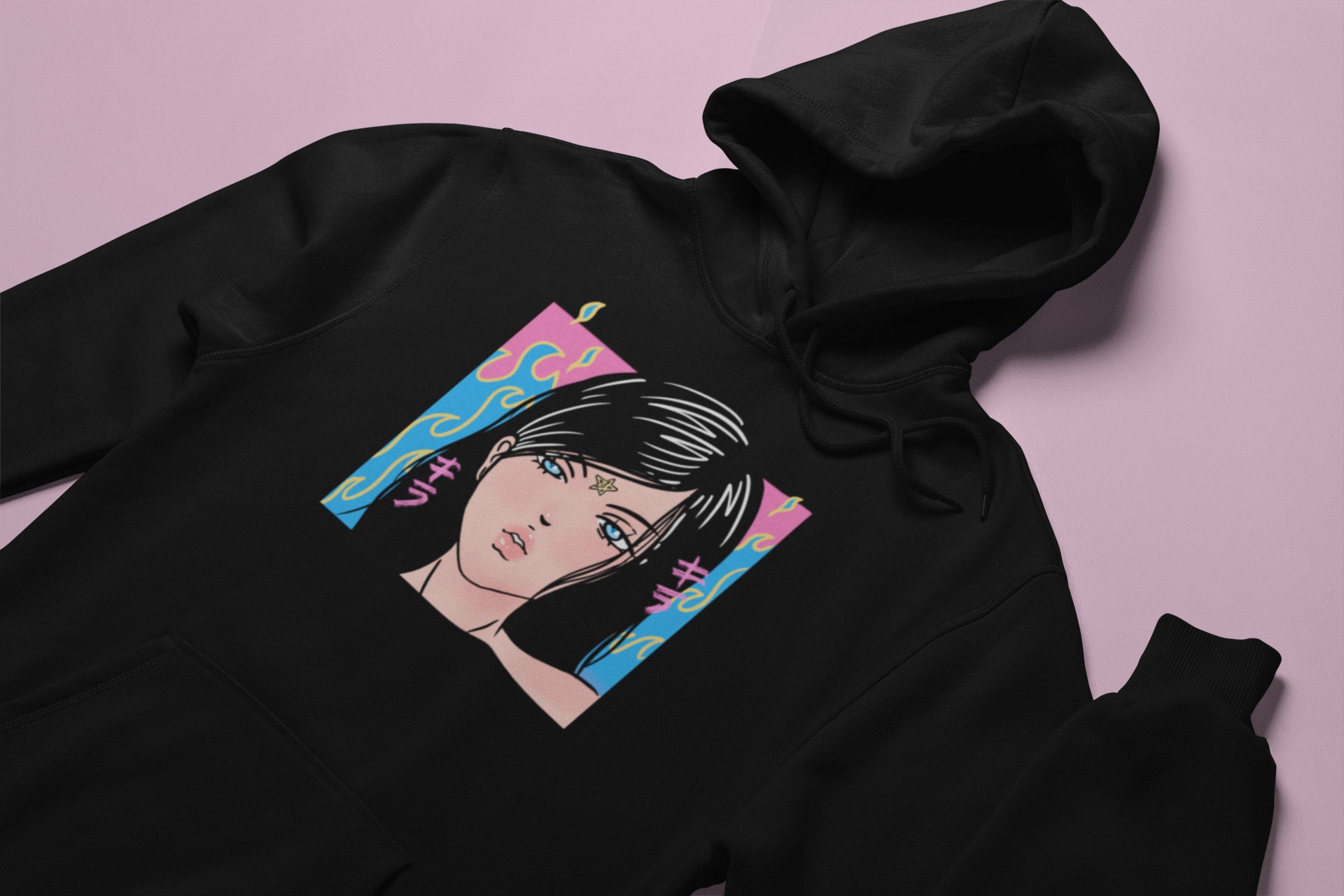 Anime girls in hoodies hot sale