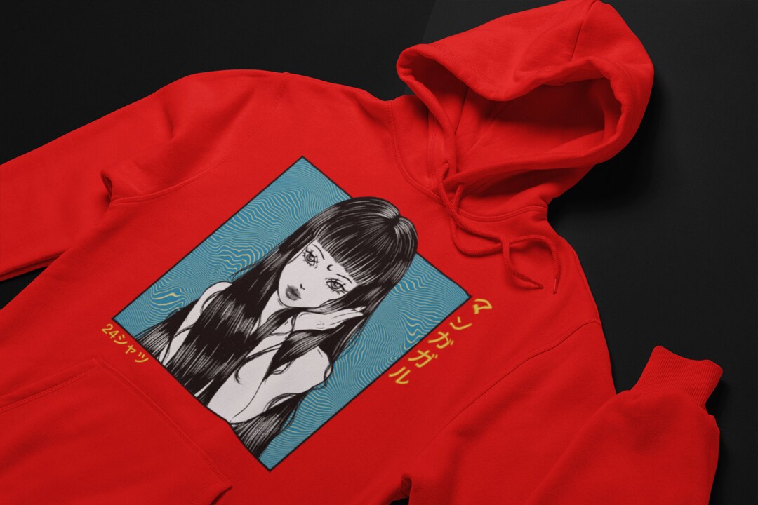 Unisex Manga Girl Hoodiemanga Girl Hoodieanime Hoodie Manga Etsy