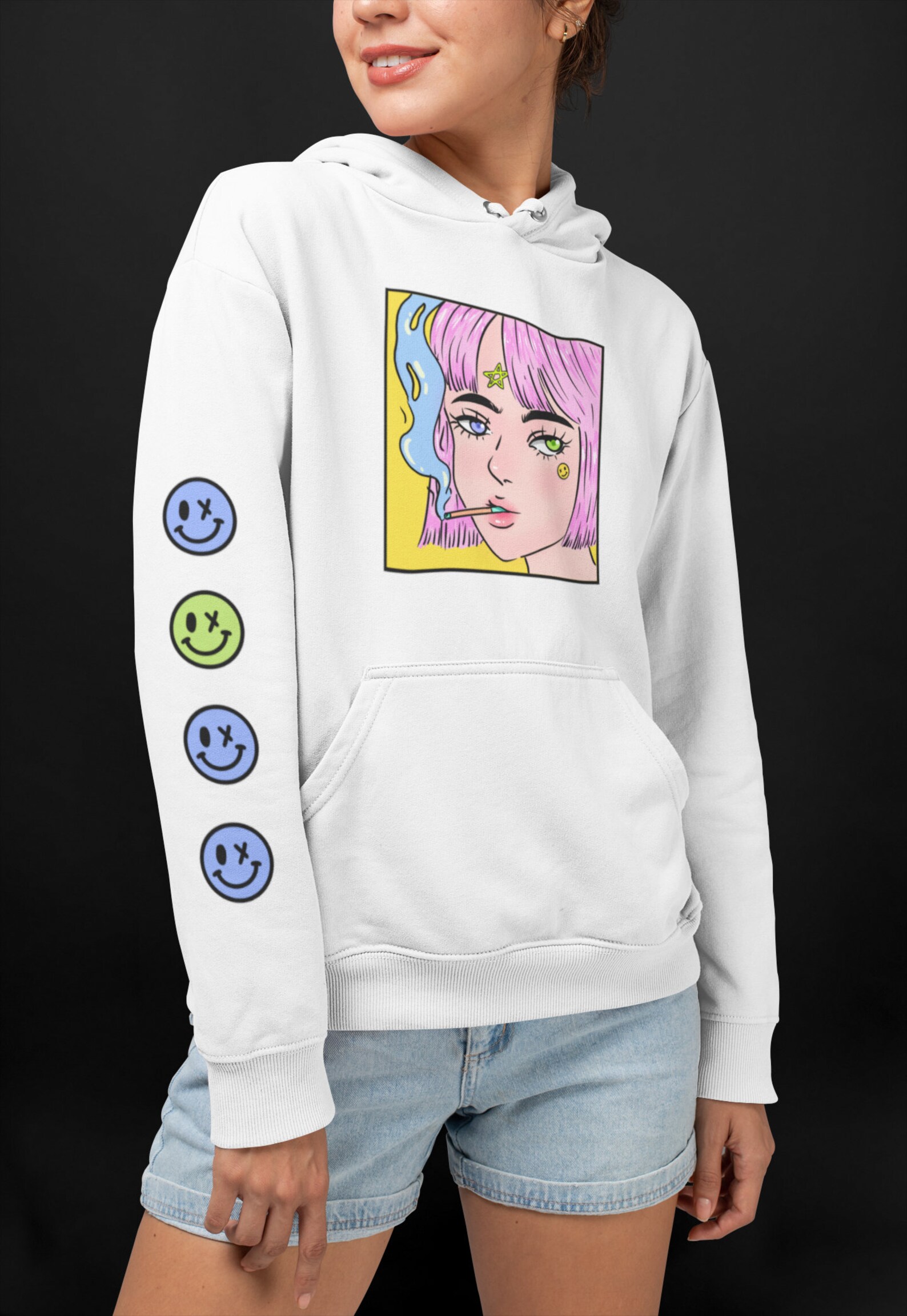 etsy anime hoodie
