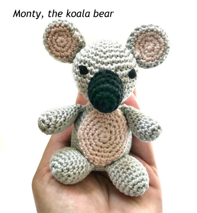 Plush toy pattern Crochet pattern Crochet giraffe Crochet koala Amigurumi tutorial Amigurumi pattern Crochet toy Crochet hippo