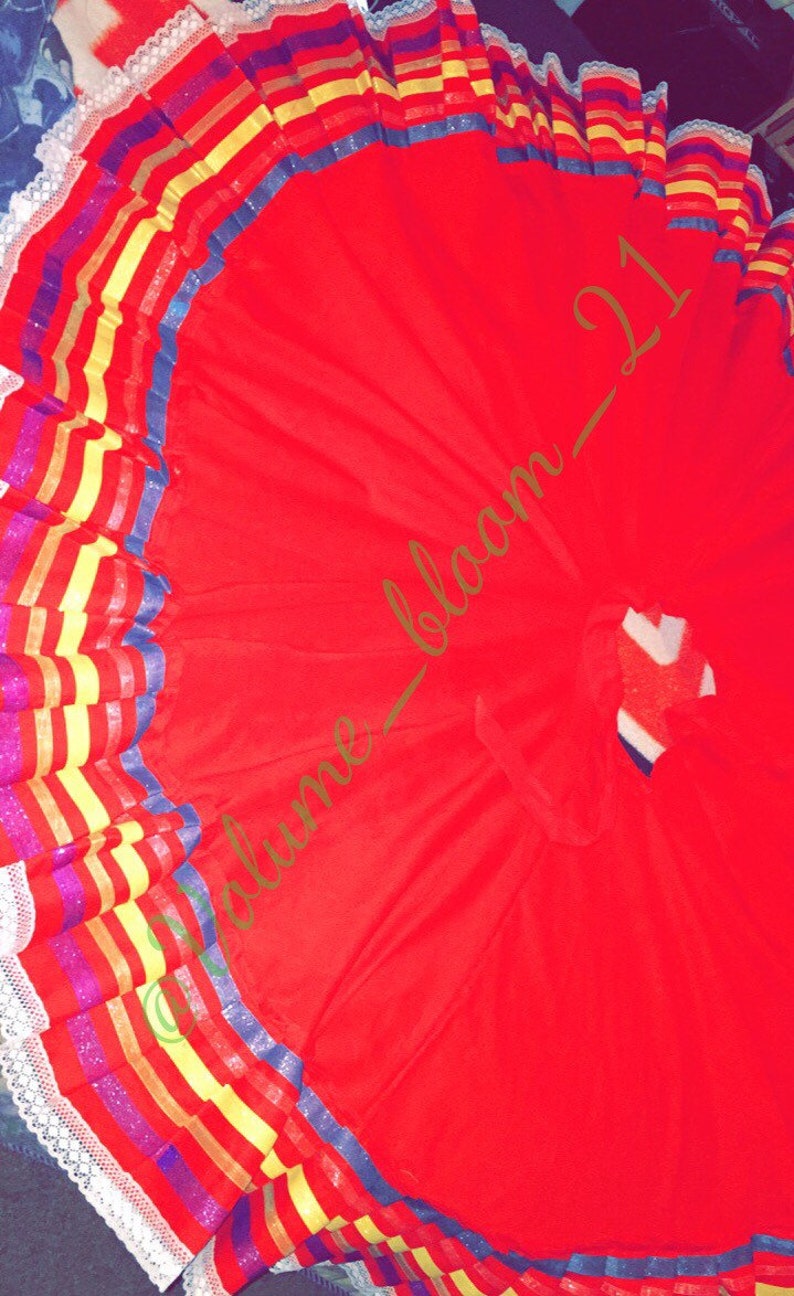 Folklorico skirt Etsy