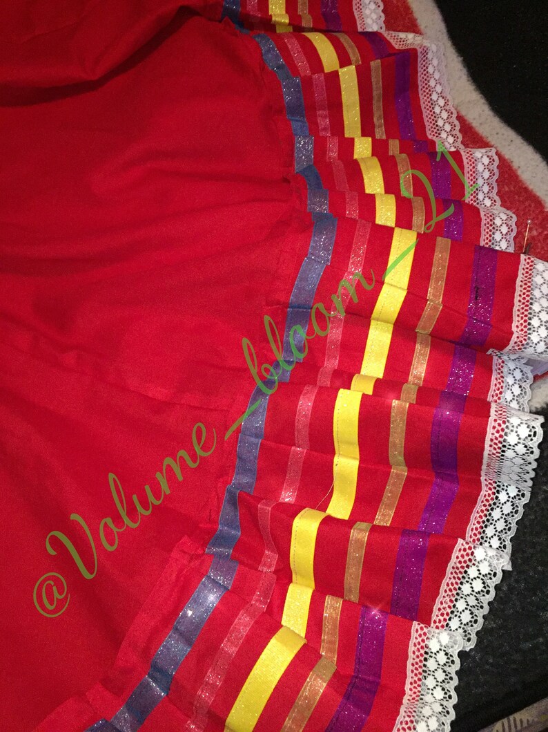 Folklorico skirt Etsy