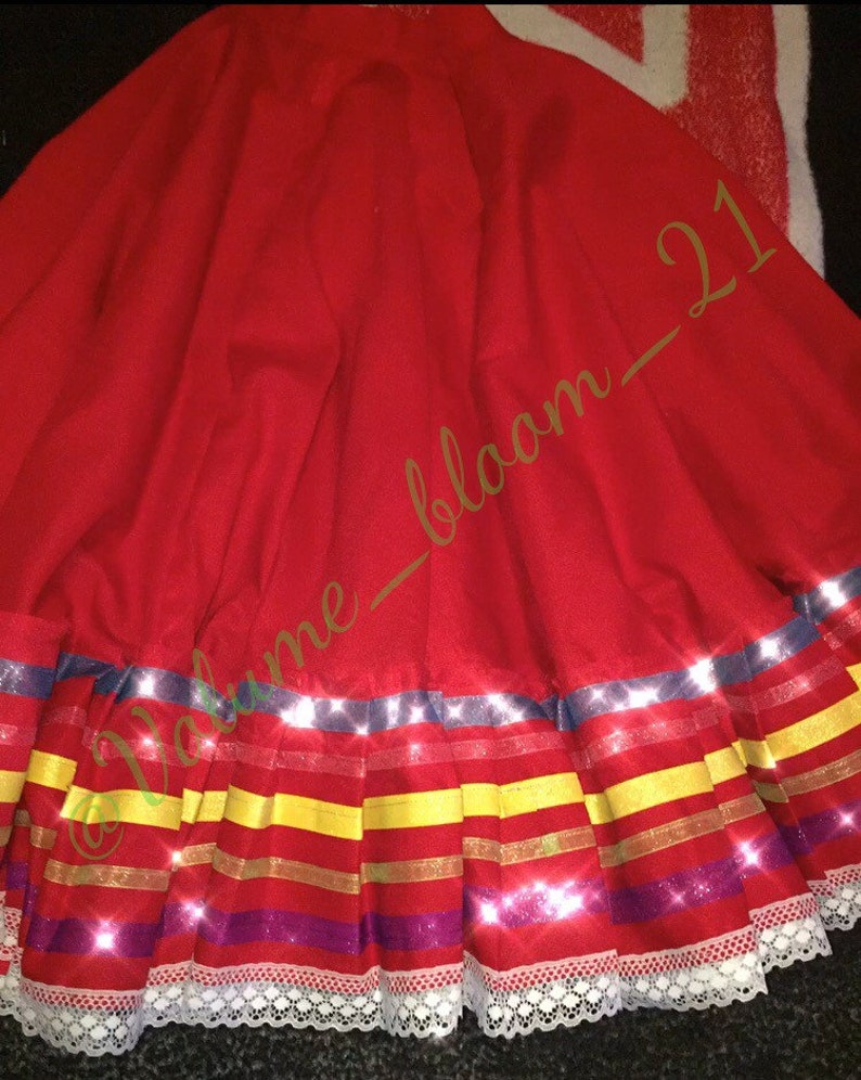 Folklorico skirt Etsy