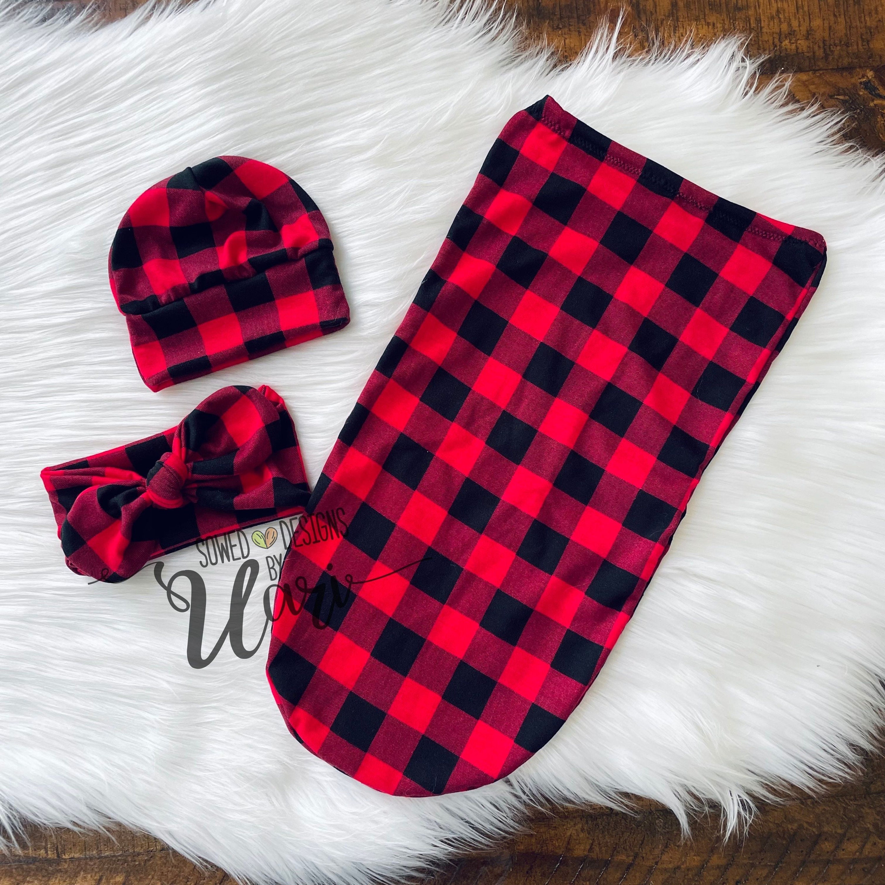 Buffalo plaid 2025 muslin swaddle