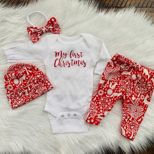 Personalized Baby Christmas Gift/ Baby Girl First Christmas Etsy