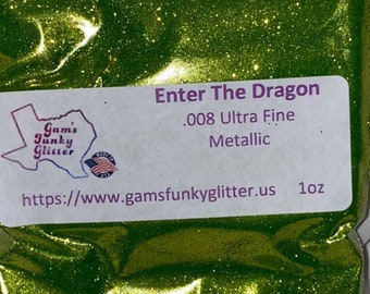 Enter the Dragon UF Glitter, green glitter