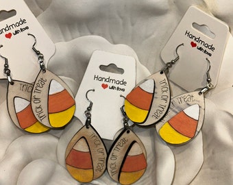 Halloween Laser Cut Earrings