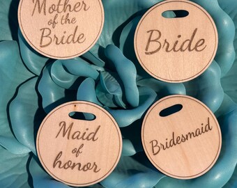 Coat Hanger Tags for Wedding Party