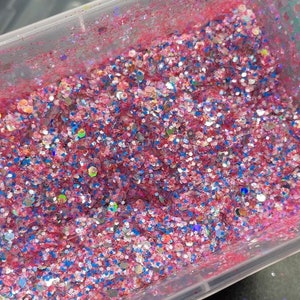 Unicorn Sprinkles, pink glitter mix