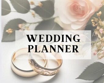 Comprehensive Wedding Planner: 21 Page Organizer (Digital Download)