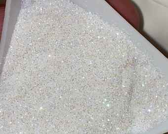 Glitterati Iridescent White Opalescent Cosmetic Ultra Fine Glitter