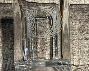 Custom Laser Etched Clear Shot Glass, gift for him, gift for her, wedding gift, gift for dad, gift for mom, wedding gift, birthday gift