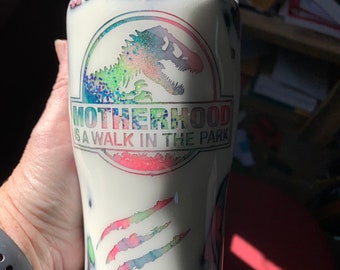 Motherhood is a Walk In The Park Tumbler