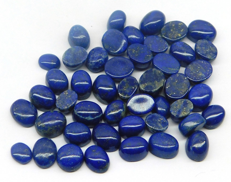 CALIBRATED LAPIS LAZULI Cabochon Blue Color Natural Gemstone | Etsy