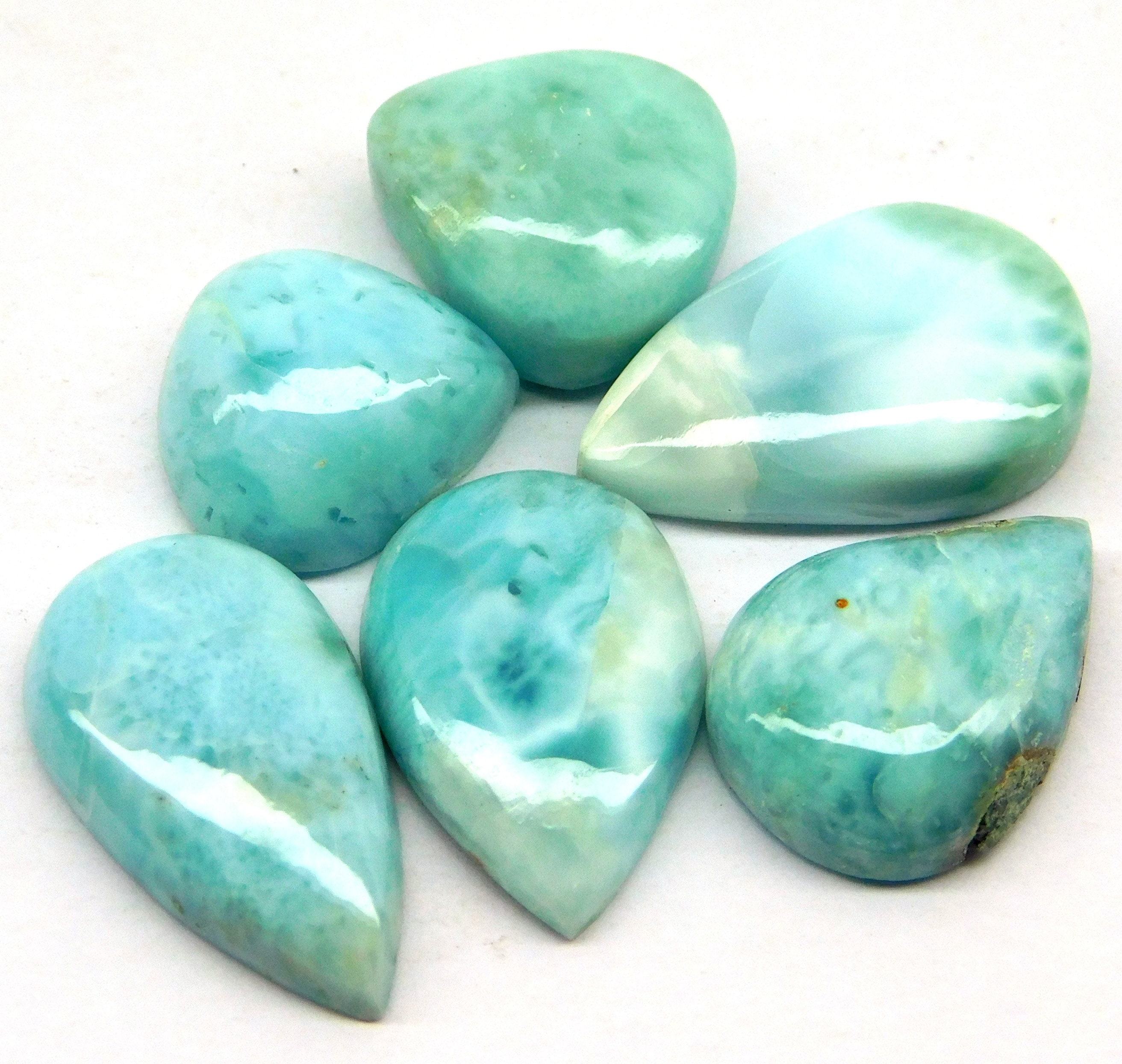 Top Quality NEW caribbean larimar cabochon Low price Unique Etsy