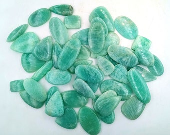 Natural Amazonite Gemstones Lot | Handmade Natural Amazonite | Wholesale Amazonite Gemstone | Amazonite Gemstone for Jewelry