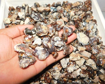 Rough Fire Agate Cabochon Lot Hand Polished Gemstone Wholesale Lot