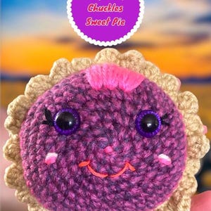 Crochet Pies/Crochet Sweet Potato Pies/Pumpkin/BlueberryPie/Keylime/ Decoration/Ornament Happy Delights Amigurumi Toy Custom Handmade Pies