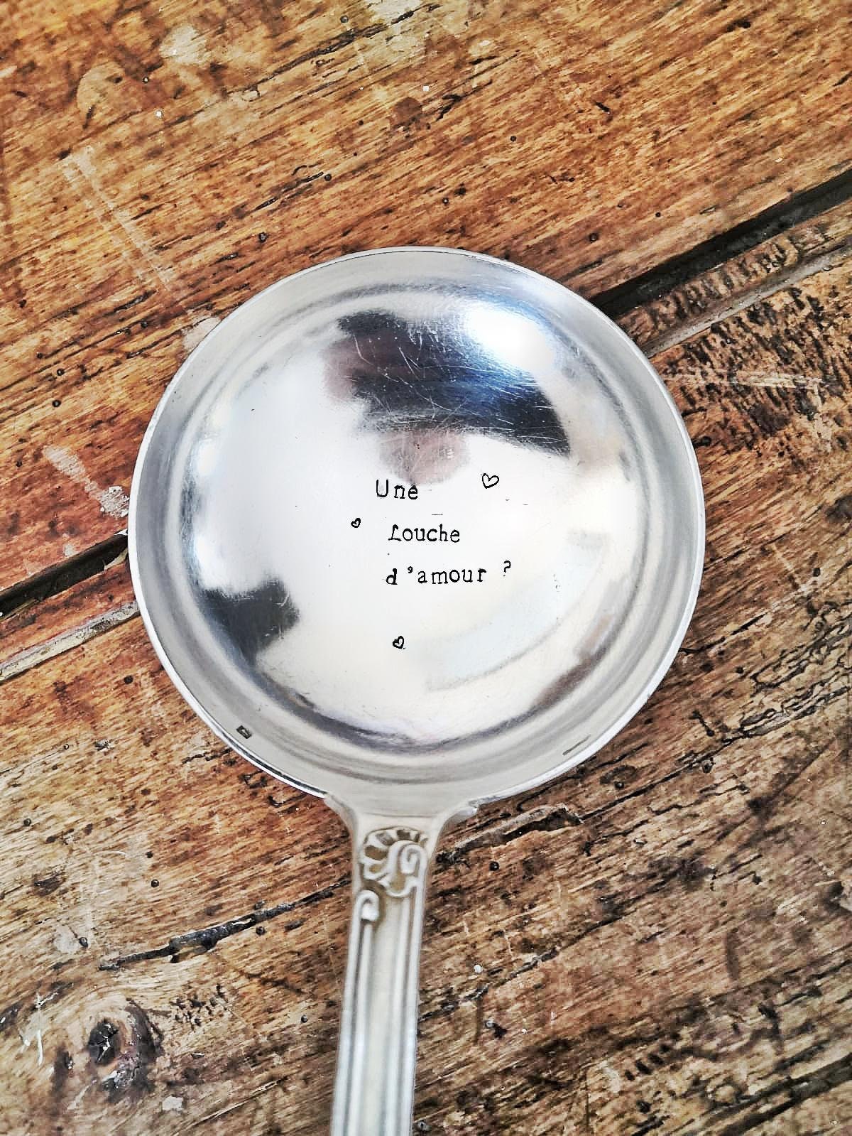 Louche en Métal Argenté