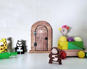 Piccola porta in legno da personalizzare per la perdita dei denti da latte dei bambini