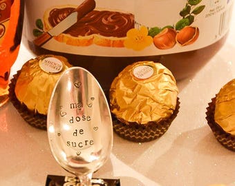 Cucchiaio da zuppa da personalizzare con il messaggio che preferisci, inciso a mano