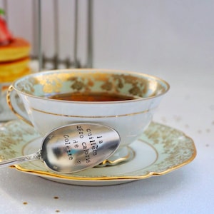 Custom spoon personalized gift wedding birthday anniversary tea time event occasion personalized tea coffee