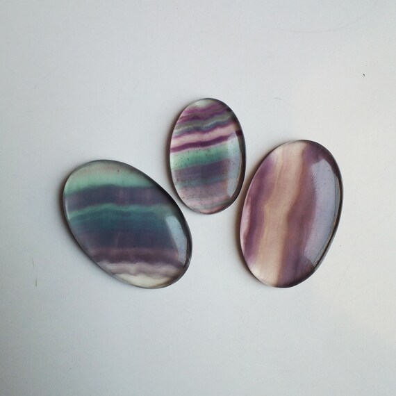 Multi Fluorite Gemstone Jewelry Making Cabochon Top Quality Natural Multi Fluorite Cabochon 47.15 Cts 34x25x5 mm AM 5679 Multi Fluorite