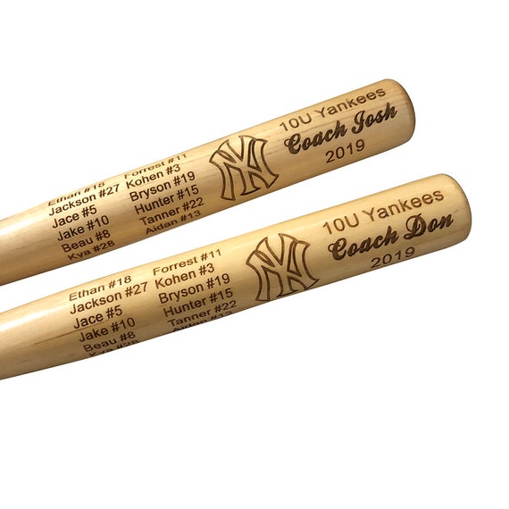 Personalized Mini Baseball Bat Kid's Sport Trophy Etsy